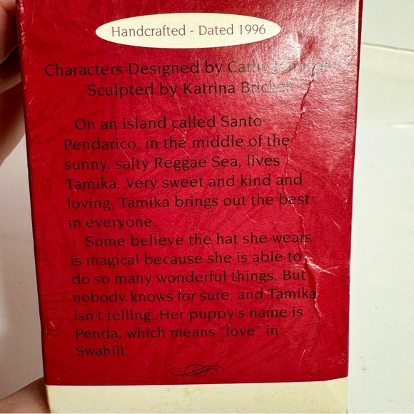 Vintage Hallmark Keepsake Ornament Tamika Penda Kids 1996 - Picture 3 of 8